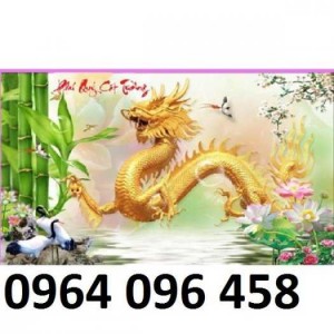 Tranh rồng 3d - gạch tranh rồng 3d - CBT65