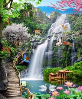 Tranh gạch 3d - gạch tranh 3d - tranh 3d