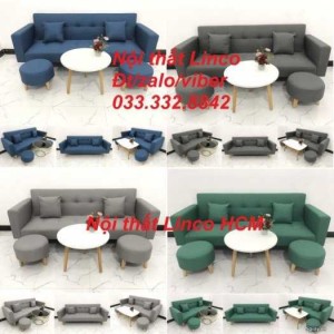 Bộ ghế sofa bed, sofa giường, sofa băng giá rẻ Nội thất Linco HCM Tphcm Sài Gòn Gò Vấp
