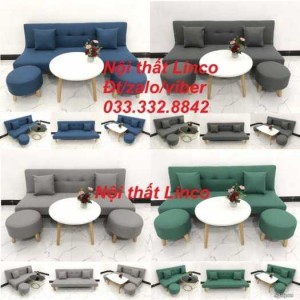Bộ ghế sofa bed, sofa giường, sofa băng giá rẻ Nội thất Linco HCM Tphcm Sài Gòn Gò Vấp