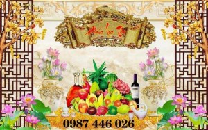 Tranh gạch ốp phòng thờ HP4111