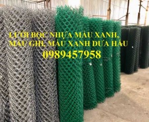 Lưới mắt cáo bọc nhựa, Lưới thép bọc nhựa ô 50x50, 60x60 khổ 1,8m, 2m, 2,2m và 2,4m