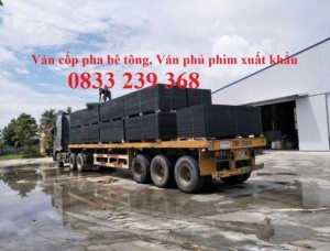 Ván ép cốp pha phủ phim, ván ép phủ phim, ván coppha phủ phim, ván khuôn phủ phim