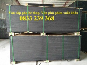 Ván ép cốp pha phủ phim, ván ép phủ phim, ván coppha phủ phim, ván khuôn phủ phim