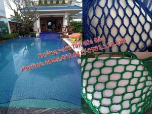 Lưới an toàn bể bơi, lưới căng an toàn khu trống rộng
