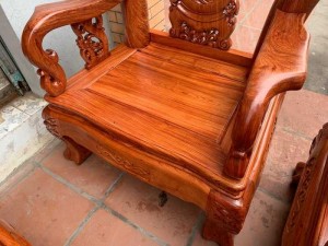 Bộ bàn ghế đồng kỵ minh quốc đào gỗ hương đ