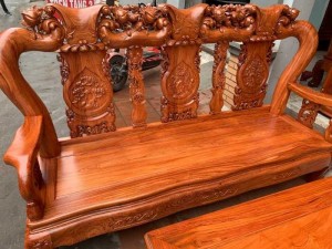 Bộ bàn ghế đồng kỵ minh quốc đào gỗ hương đ