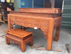Án gian thờ gỗ sồi nga