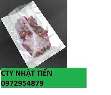 Túi 3 biên 1 mặt trong suốt 1 mặt bạc