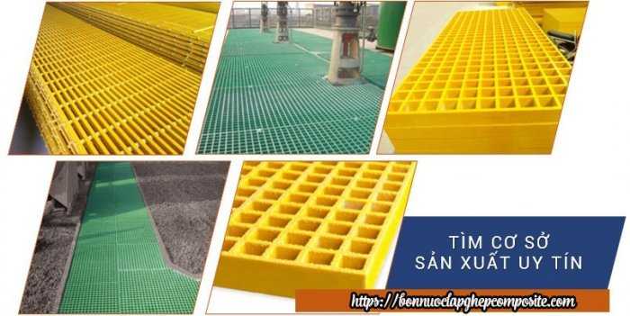 Tấm lót sàn FRP Grating – Fiberglass Grating – Composite Grating
