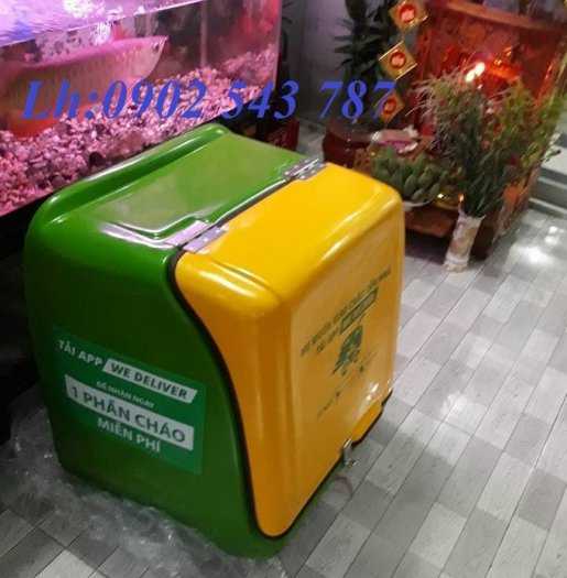 Thùng giao hàng sau xe máy ,thùng giữ nhiệt