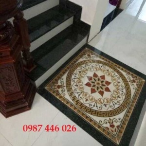 Gạch chiếu nghỉ, thảm gạch hoa văn phòng khách