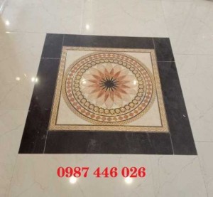 Gạch chiếu nghỉ, thảm gạch hoa văn phòng khách