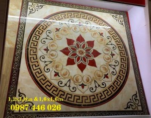 Gạch chiếu nghỉ, gạch thảm hoa văn vuông HP721