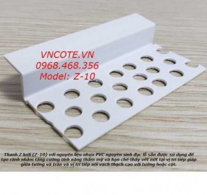 Nẹp khe co giãn, chống ẩm, chống nứt trần vách thạch cao Z-10