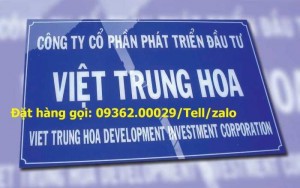 Lựa chọn biển công ty inox, mica hay mạ đồng ?
