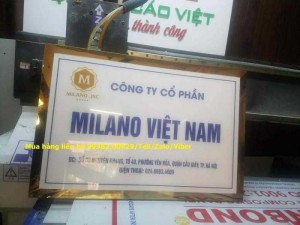 Lựa chọn biển công ty inox, mica hay mạ đồng ?