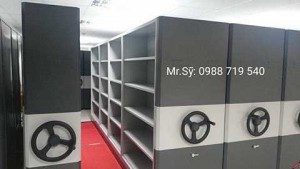 Tủ lưu Hồ Sơ Di Động Compactor tay quay