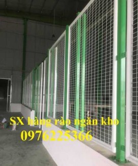 Hàng rào ngăn kho, hàng rào ngăn nhà xưởng sản xuất theo yêu cầu