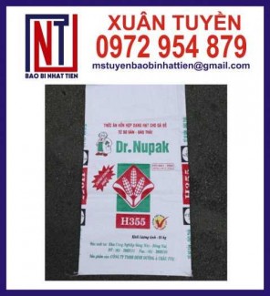 In bao PP dệt đựng thức ăn chăn nuôi gia súc