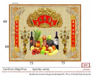 Tranh gạch - tranh trang trí phòng thờ