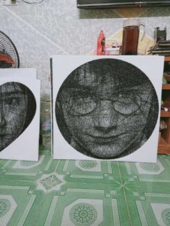 Tranh đinh chỉ 3D