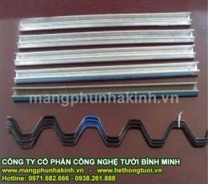 Thanh nẹp và zic zắc cài nhà kính