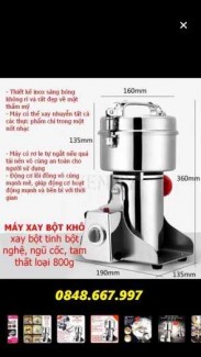 Máy xay ngũ cốc mini gia đình 800g xay siêu mịn giá tốt