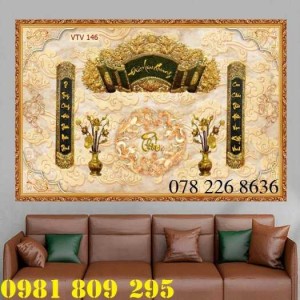 Gạch tranh 3d rồng cao cấp - tranh ốp phòng thờ