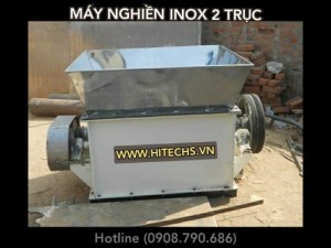 Máy Nghiền Inox băm xay 2 trục 10hp