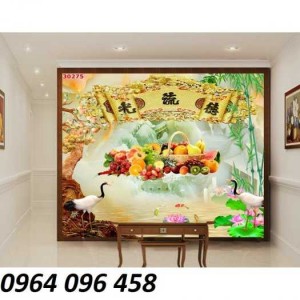 Gạch tranh dán tường bàn thờ - SJJ98