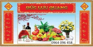 Gạch tranh dán tường bàn thờ - SJJ98