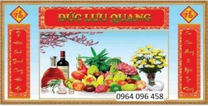 Gạch tranh dán tường bàn thờ - SJJ98