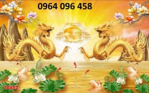 Gạch 3d mẫu con rồng - SKK09