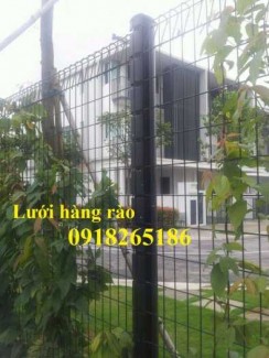 Hàng rào bẻ tam giác 2 đầu, hàng rào lượn sóng sơn tĩnh điện