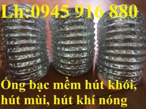 Ống sun bạc hút mùi co giãn phi 75, phi 100, phi 125, phi 150,phi 200, phi250 hàng cao cấp