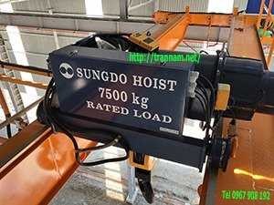 Cầu trục dầm đơn 7.5 tấn