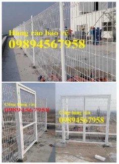 Sản xuất hàng rào lượn sóng, Hàng rào gập tam giác 2 đầu, Hàng rào mạ kẽm