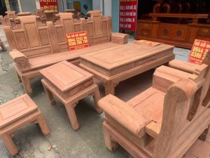 Bộ âu á hộp cuốn thư hàng víp gỗ hương đá