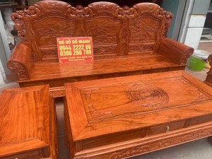 Bộ bàn ghế Khổng Tử gỗ hương đá