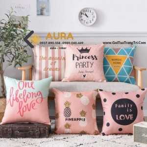 Gối tựa lưng Sofa AuRa hoạt hình, phong cảnh Đẹp