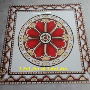 Gạch chiếu nghỉ cầu thang, gach hoa văn cabin thang máy HP356