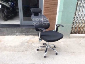 Ghế giám đốc lưng lưới cao tay T có tựa đầu