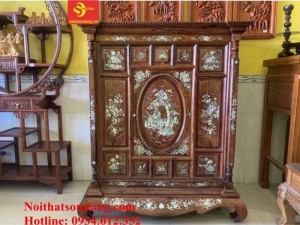 Những mẫu tủ thờ cẩn ốc đỏ đẹp giá rẻ