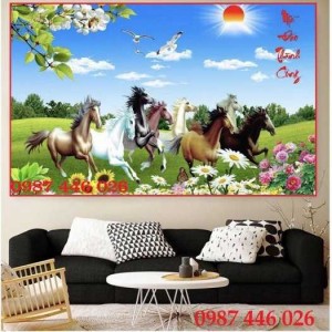 Gạch 3d ốp tường, tranh gạch men 3d HP322