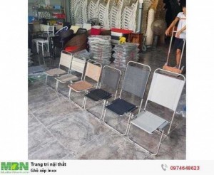 Ghế xếp inox