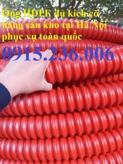 Ống HDPE, ống nhựa xoắn, ống luồn dây điện giá rẻ