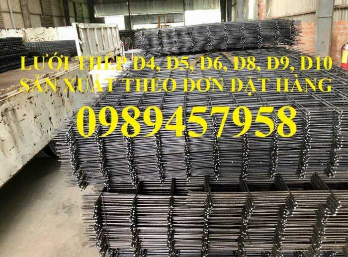 Lưới thép hàn đổ mái phi 6 ô 200x200, Lưới thép hàn đổ sàn bê tông D4 dạng cuộn