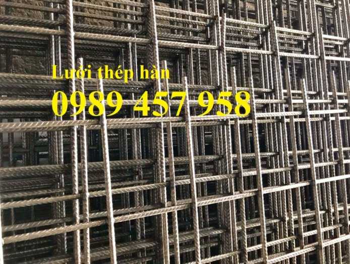 Lưới thép hàn phi 4 đổ sàn, lưới thép hàn chập phi 4 150*150, 200*200, 250*250