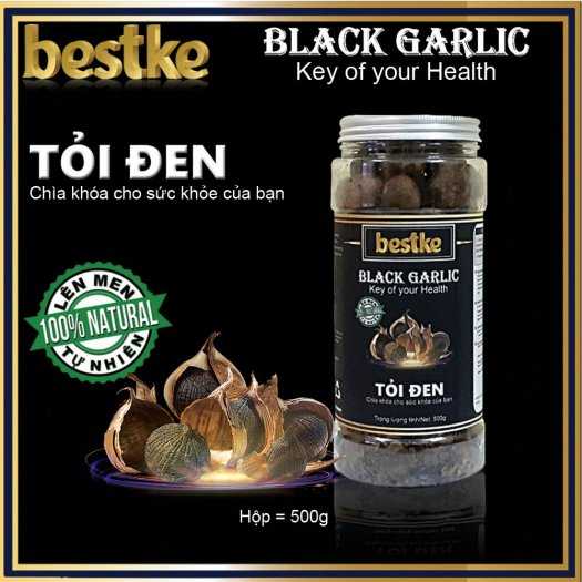 Tỏi Đen bestke Loại 1 cao cấp xuất khẩu, black garlic , Hộp 0.5kg - B-TD500